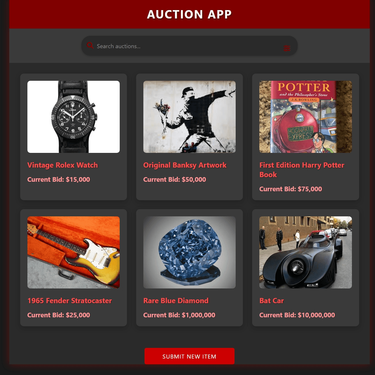 Sinister Auction